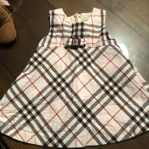Pink Burberry Dress Baby Size 6M